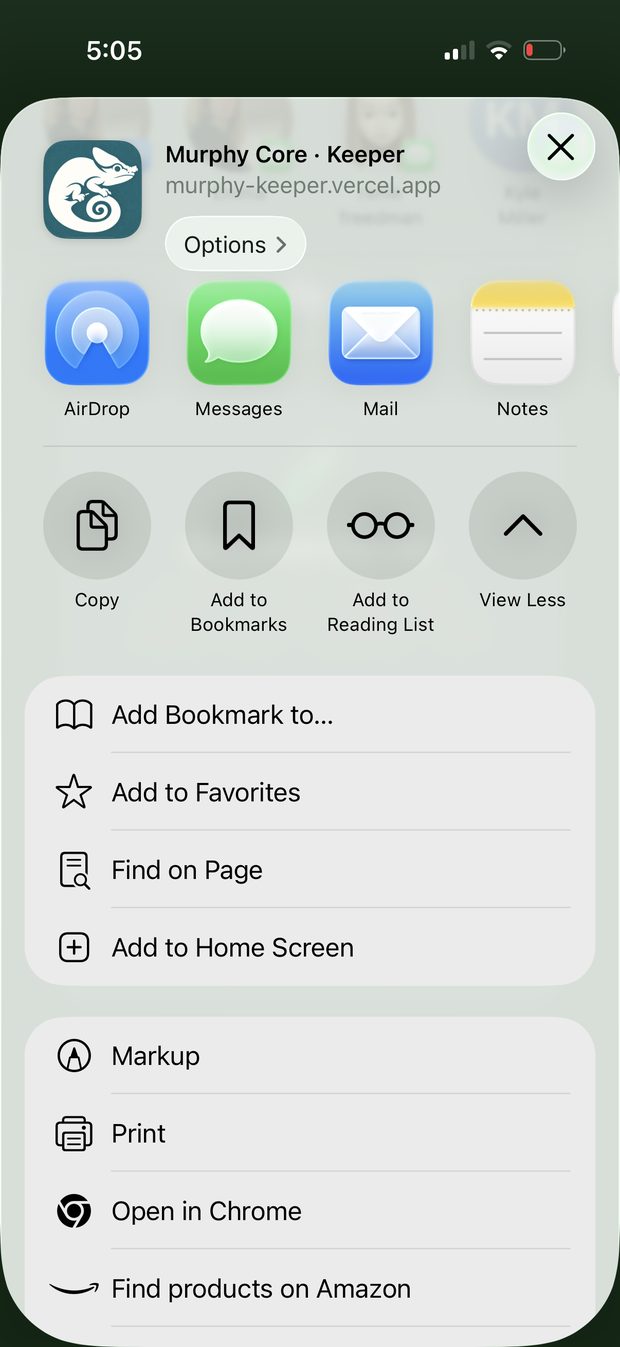 Add to Home Screen